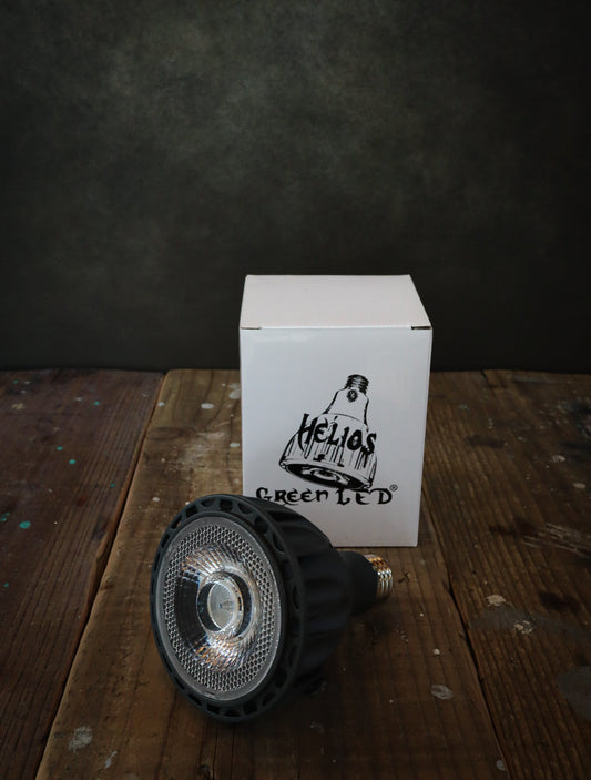 【2個以上送料無料!】Helios Green LED HG24 植物育成ライト(Black/White) (広角レンズ付き)